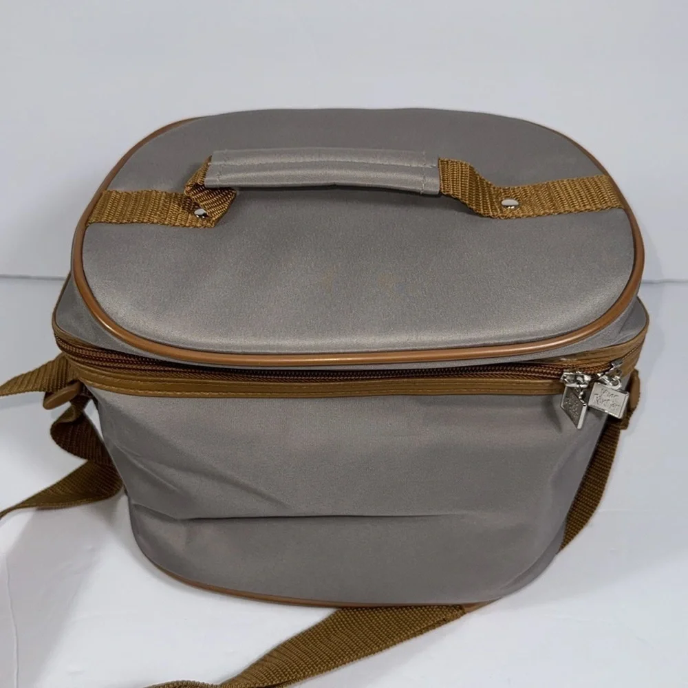 YVES ROCHER Vintage Round Shoulder Cosmetic Bag
